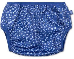 Swim Essentials Zwemluier Wasbaar - Blauw Panterprint - 0-3 jaar