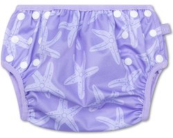 Swim Essentials Zwemluier Wasbaar - Lila Sea Star - 0-3 jaar