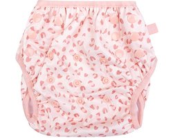 Swim Essentials Zwemluier Wasbaar - Old Pink Panterprint - 0-3 jaar