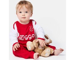 Ajax baby pyjama - wit/rood - maat 62/68