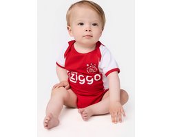 Ajax-baby romper wit rood wit Ziggo