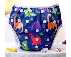 Akyol - Zwemluiers baby - 0 tot 3 jaar - herbruikbare zwemluiers - Dinosaurus luier - zwemkleding baby's - zwemmen - zwembroekje baby's - zwemkleding voor baby's - zwemluier