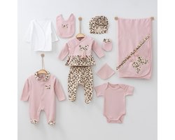 Baby newborn 10-delige kleding set meisjes - Newborn kleding set - Newborn set - Babykleding - Babyshower cadeau - Kraamcadeau