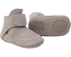 Babyschoenen leer maat 19 beige - 12-15 maanden - flexibel - antislip