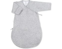 BEMINI Babyslaapzak - MAGIC BAG 1-4m - TOG 1.5 - Pady quilted jersey - Grey mix