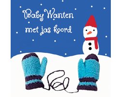 Big Boss - Gebreide herfst / winter wanten / handschoenen met jas-koord - baby / peuter 1-3 yrs - cat.1-2 - donker paars / blauw - kleine kinderen - unisex - casual