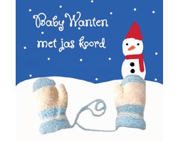 Big Boss - Gebreide herfst / winter wanten / handschoenen met jas-koord - baby / peuter 1-3 yrs - cat.1-2 - licht blauw / vanille geel (beige) - kleine kinderen - unisex - casual