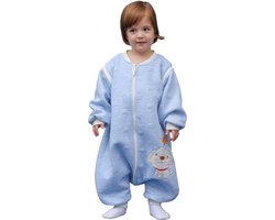 Deryan Baby Winterslaapzak met Afritsbare Mouw 70cm - Blauw - Hond