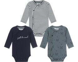 Dirkje Baby Jongens 3 Pack Rompertje - Maat 50/56