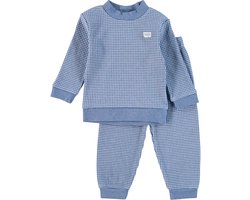 Feetje Pyjama Wafel Basis - 92 - Blue Melange