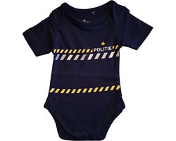 Fun2wear - baby- politie Uniform - romper - korte mouw - maat 62/68