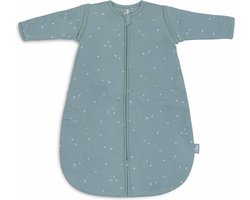 Jollein Baby Slaapzak Winter Met Afritsbare Mouw 60cm - Rond - Twinkling Sea Green - Winterslaapzak