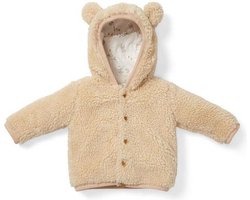 Little Dutch Newborn Naturals Baby Bunny Sand Teddy - Baby Jongens & Meisjes - Jas - Maat 74