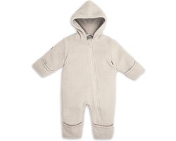 Lodger - Buitenpak teddy maat 62 - Fleece - Waterafstotend - Handomslag - Creme