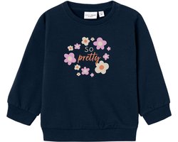 NAME IT NBFVRILLIE LS SWEAT BOX BRU Meisjes Trui - Maat 74