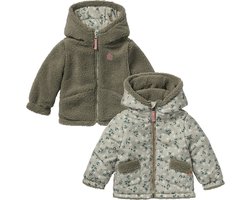 Noppies Reversible Jacket Fleury allover print Meisjes Jas - Maat 86