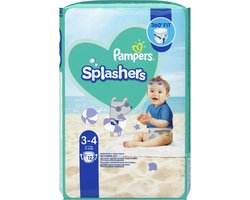 Pampers Splashers Wegwerpbare Zwemluiers - Maat 3-4 (6-11 kg) - 36 stuks - Voordeelverpakking