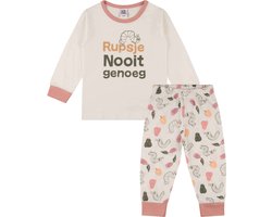 Rupsje Nooitgenoeg, 2022 meisjes pyjama roze, 86/92