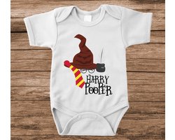 Soft Touch Rompertje met tekst - Harry Pooper | Baby rompertje met leuke tekst | | kraamcadeau | 0 tot 3 maanden | GRATIS verzending