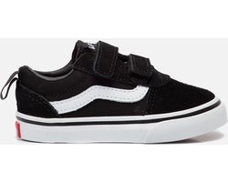 VANS TD Ward V (SUEDE/CANVAS)BLACK/WHITE -Maat 24