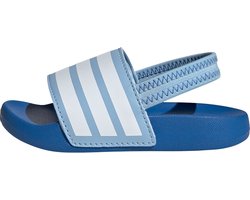 adidas Sportswear adilette Estrap Badslippers Kids - Kinderen - Blauw- 27