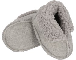 Apollo Baby Booties Light Grey Knit Giftbox Slofjes 163900002