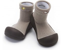 Attipas babyschoentje Bong-Bong brown, antislip baby schoenen maat 21,5 (12-16 maanden)