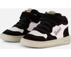 Baby | Babysneakers | Jongens | Black White | Leer | Shoesme | Maat 22