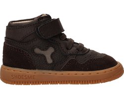 Baby | Babysneakers | Jongens | Dark Brown | Leer | Shoesme | Maat 23