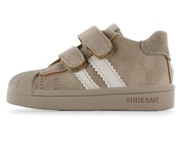 Baby | Babysneakers | Meisjes, jongens | Taupe | Leer | Shoesme | Maat 24