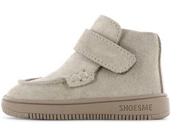 Baby | Klittenbandschoenen | Meisjes, jongens | Taupe | Leer | Shoesme | Maat 26