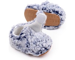 Babyschoentjes – Eerste loopschoentjes - Antislip Zool - Maat 19-20 - 12cm - Blauw