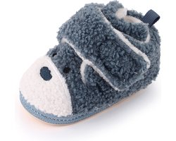 Babyslofjes - voor Pasgeborenen, Peuters en Baby's - Laag - Maat 18-19 - 11cm - Blauw