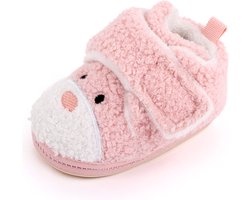 Babyslofjes - voor Pasgeborenen, Peuters en Baby's - Laag - Maat 18-19 - 11cm - Roze