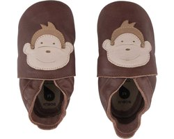 Bobux - Baby slofjes - Soft Soles - Monkey Chocolate - M