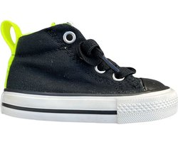 Converse Chuck Taylor Hoog - Zwart/Geel - Maat 18 - Baby