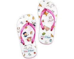 Fien & Teun - Slippers- roze - 25/26