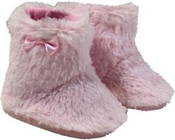 La Petite Couronne Babylaarzen Yeti Klittenband Roze Maat 18/19