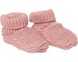 Little Dutch Vintage Pink - Meisjes - Gebreide babyslofjes - 0 tot 3 maanden