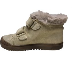 Naturino WP - Dellen- Mt 21 - velcro's bumper pelzen kraag warme schoenen - goud