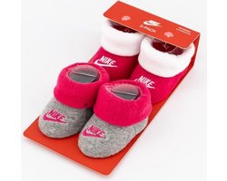 Nike Futura Bootie Junior (Baby Socks/Shoes) 0-6 Maanden, Roze/wit - Sneakers