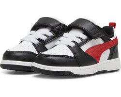 PUMA Puma Rebound V6 Lo AC+ Inf Unisex Sneakers - PUMA White-For All Time Red-PUMA Black - Maat 27