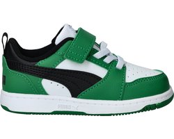 Puma Rebound V6 Lo Inf Sneakers - Jongens - Groen - Maat 26