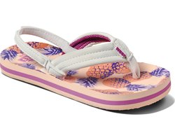 Reef Little Ahi Meisjes Slippers - Coral Pineapples - Maat 21.22