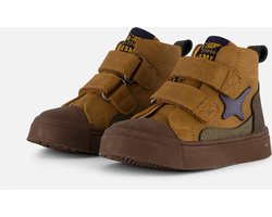 Shoesme Velcro Sneakers cognac Leer - Heren - Maat 24