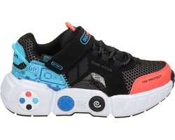 Skechers Gametronix Kids Sneakers - Zwart/Multi - Maat 27