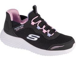 Skechers Slip-Ins: Bounder - Simple Cut 303585L-BLK, voor meisje, Zwart, Sneakers,Sportschoenen, maat: 27