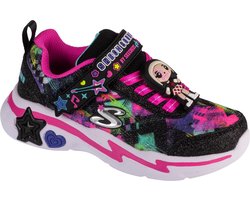 Skechers Snuggle Sneaks - Skech Squad 302214L-BKMT, voor meisje, Zwart, Sneakers,Sportschoenen, maat: 27