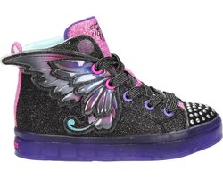 Skechers Twi-Lites 2.0 - Twinkle Wishe Meisjes Sneakers - Zwart/Multicolour - Maat 27