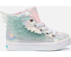 Skechers Twi-Lites 2.0 - Unicorn Wings Meisjes Sneakers - Zilver/Roze - Maat 27